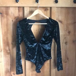 Victoria secret velvet top